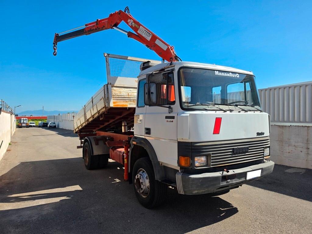 IVECO 145-17 GRU E RIBALTABILE