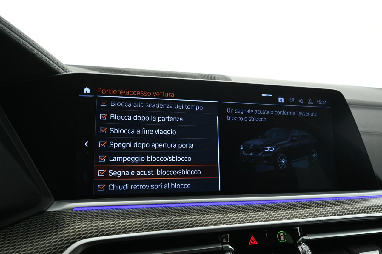 BMW X6 xdrive30d mhev 48V Msport auto CAMERA 360+ACC+PELLE+C21"