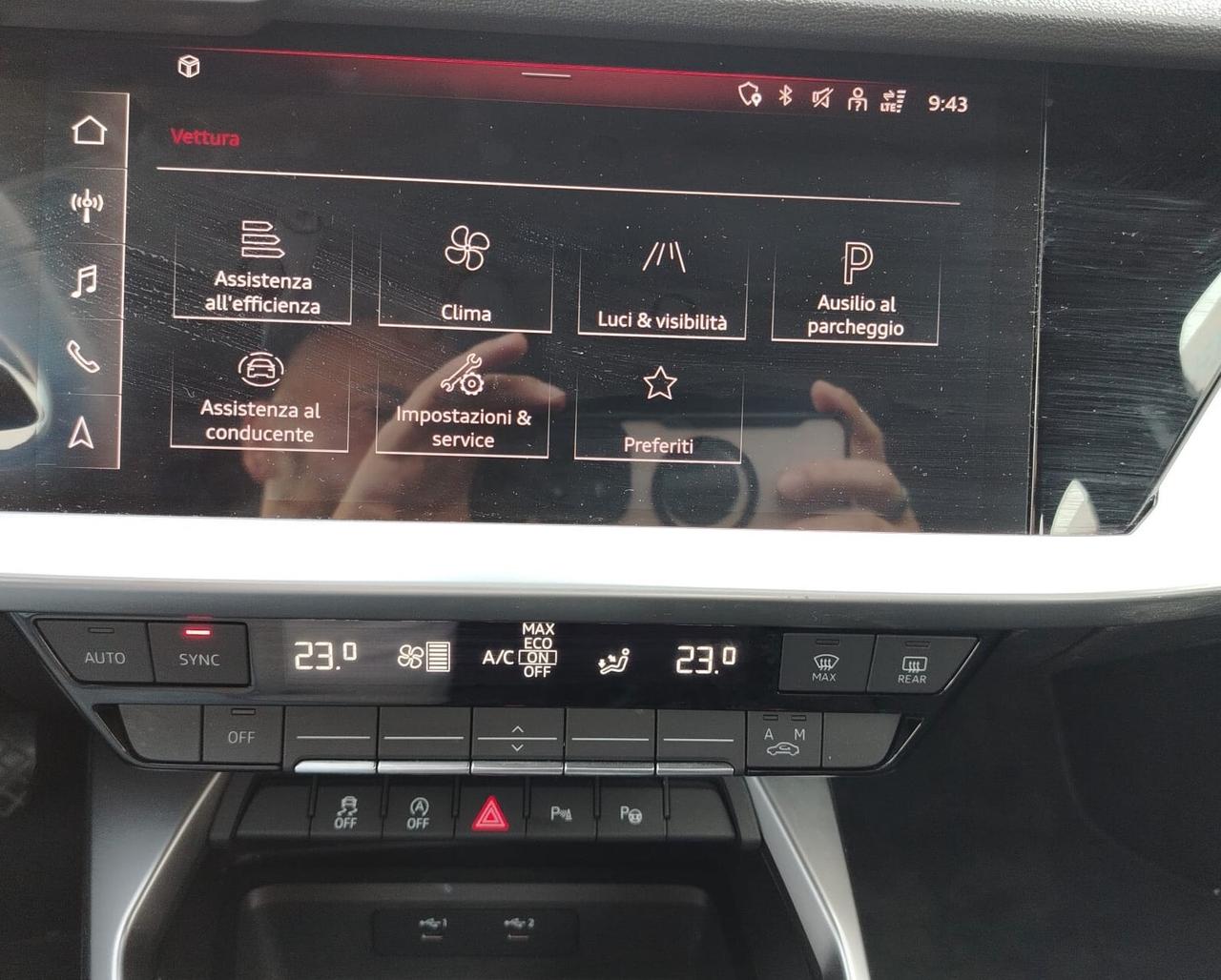 Audi A3 SPB 35 TDI S tronic - 36 MESI GAR. Km Illimit. + ASS. STRAD. ITA/EUR