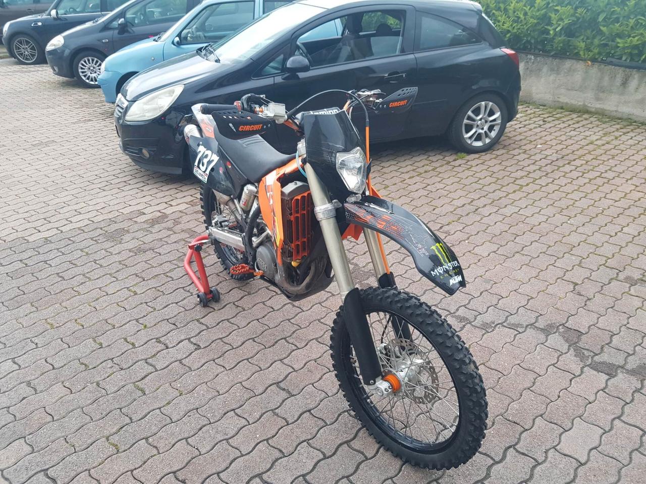 Ktm 450 EXC enduro targato