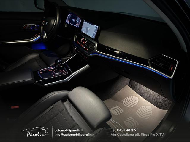 BMW 318 d 48V Sport Aut. Berlina Black pack-Telecamera-LED