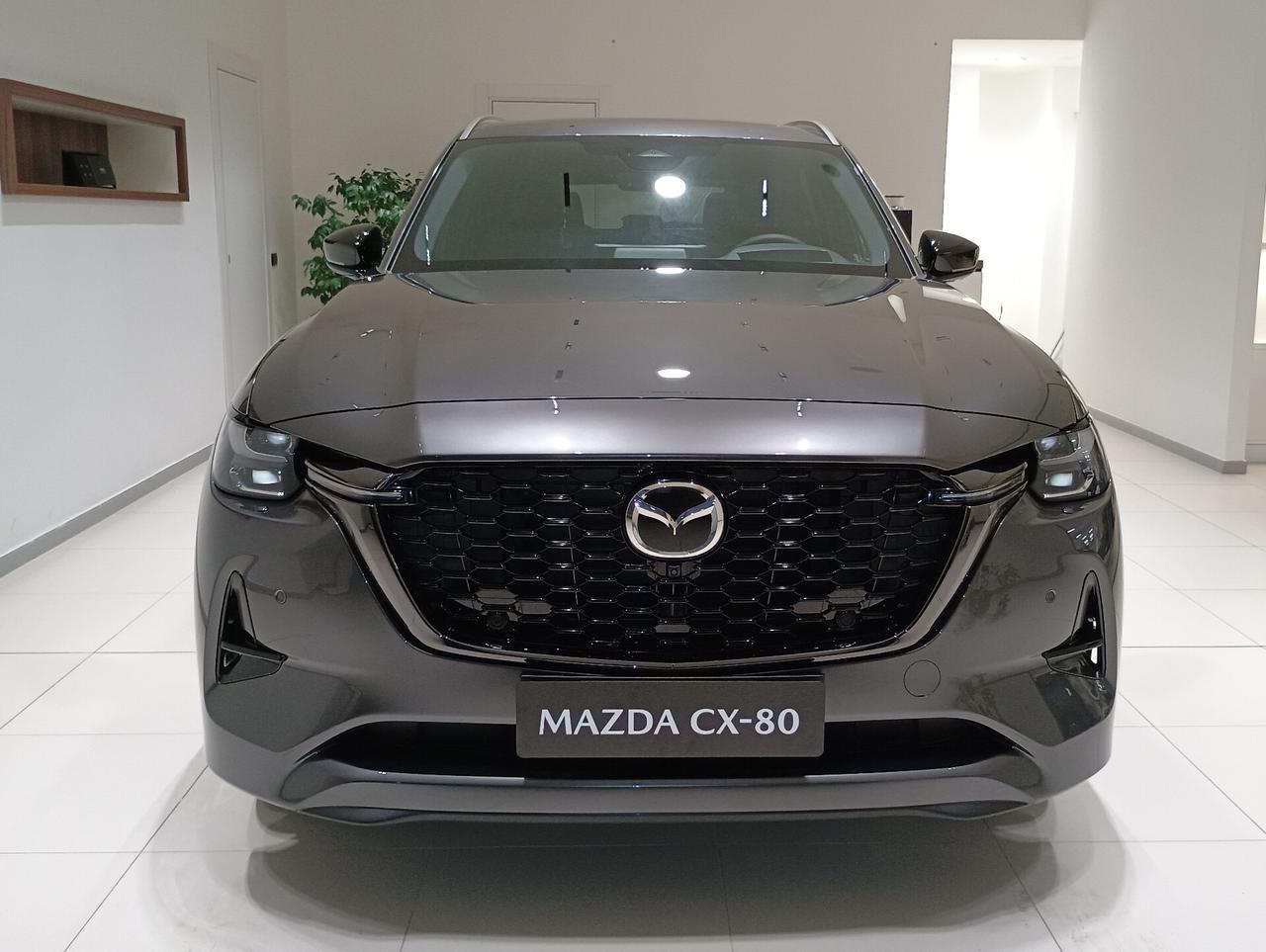 Mazda CX-80 3.3L e-Skyactiv D M Hybrid AWD Homura Plus Km 0 - Prezzo di Listino €. 76.540,00 - Promozione Mese di Settembre Prezzo €. 62.500,00 Anticipo €. 17.500,00 Finanziamento €. 45.000,00 N. 48 Rate da €. 625,00 Più Maxi Rata da €. 27.24