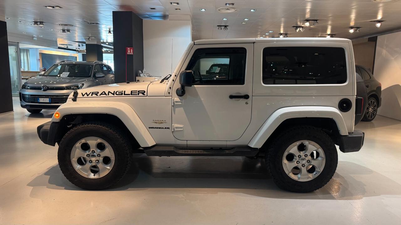 JEEP WRANGLER 2.8 D SAHARA 200CV PASSO CORTO- 2013