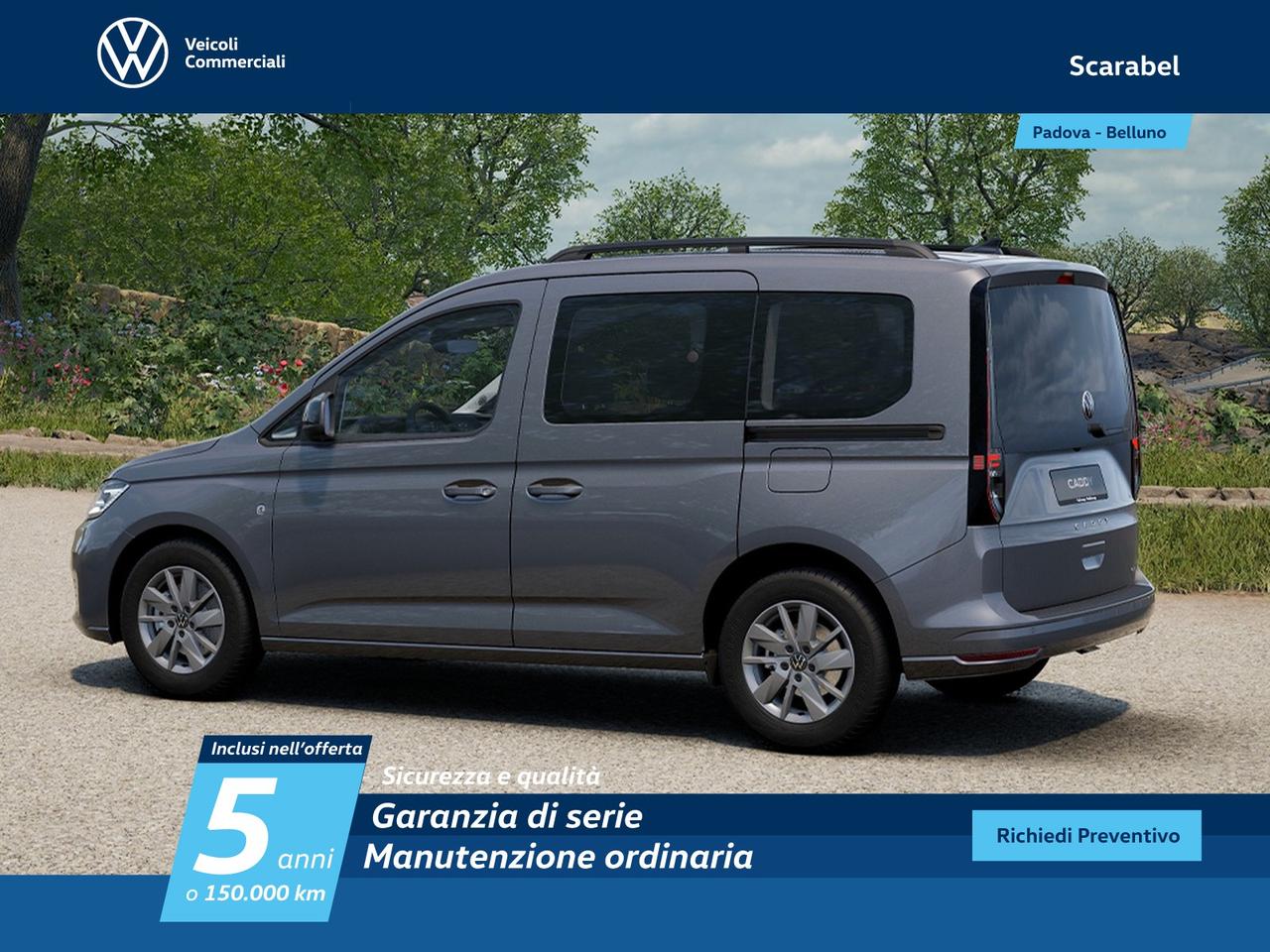 Volkswagen Caddy m1 2.0 tdi 122cv 4motion life my24