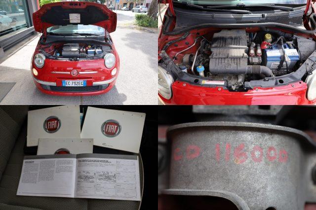 FIAT 500 1.2 Lounge Tetto Panorama Clima Mp3 NEOPATENTATI