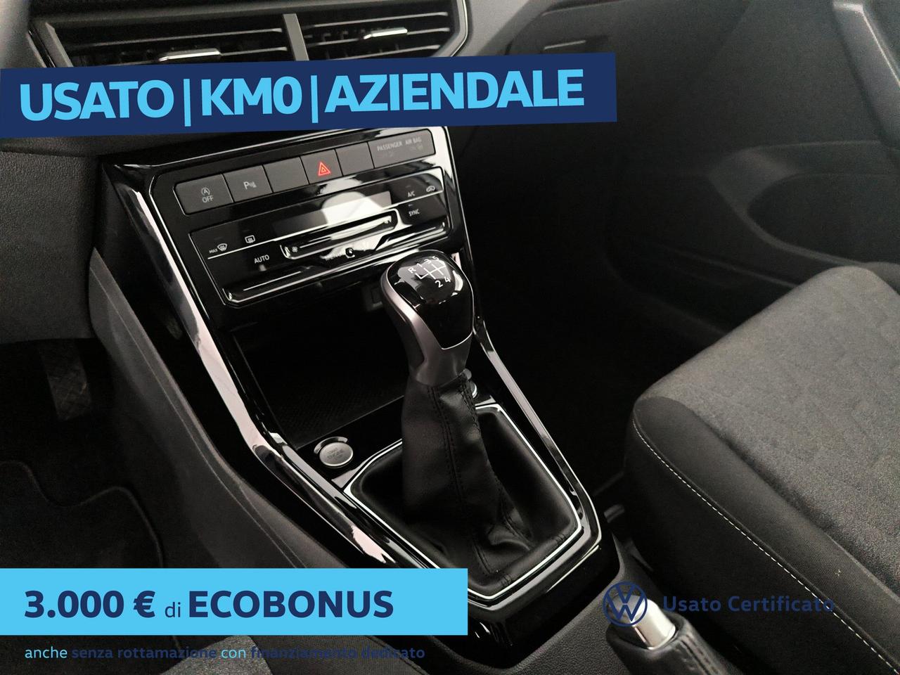 Volkswagen T-Cross 1.0 tsi life 95cv