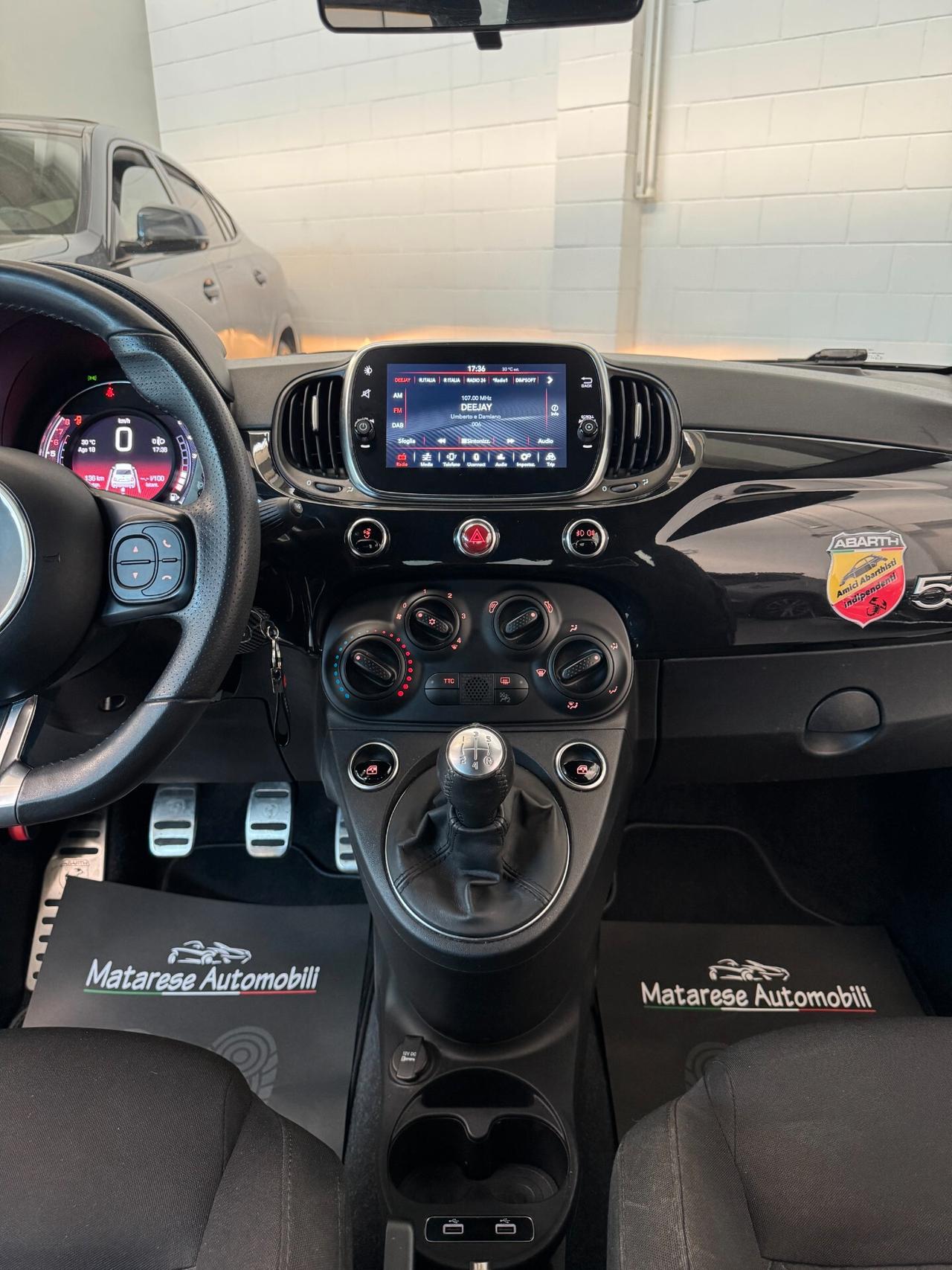 Abarth 595 1.4cc t-jet 145cv Manuale Tagliandi ufficiali Monza Performance con Fatture