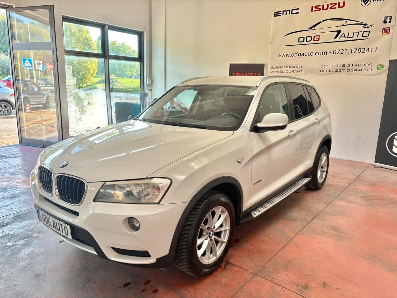BMW X3 serie3 X-Drive 4X4 CAMBIO AUT. Diesel 2.0 CV 143 Km 166.122 garanzia 12 mesi