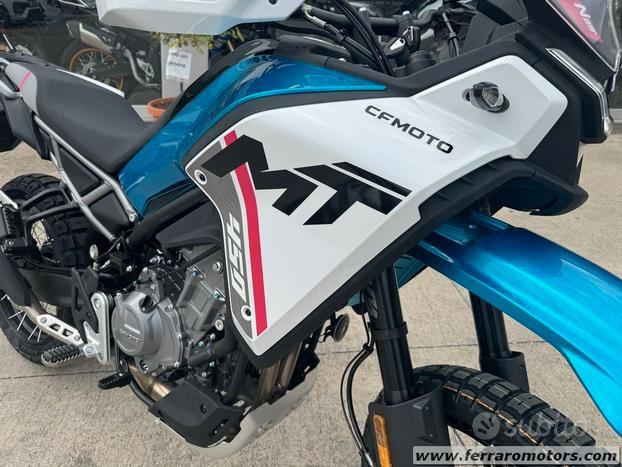 Cfmoto 450 mt nuova pronta consegna Promozione ai primi 500 veicoli immatricolati nel 2026 in italia in omaggio Terminale in titanio Akrapovic