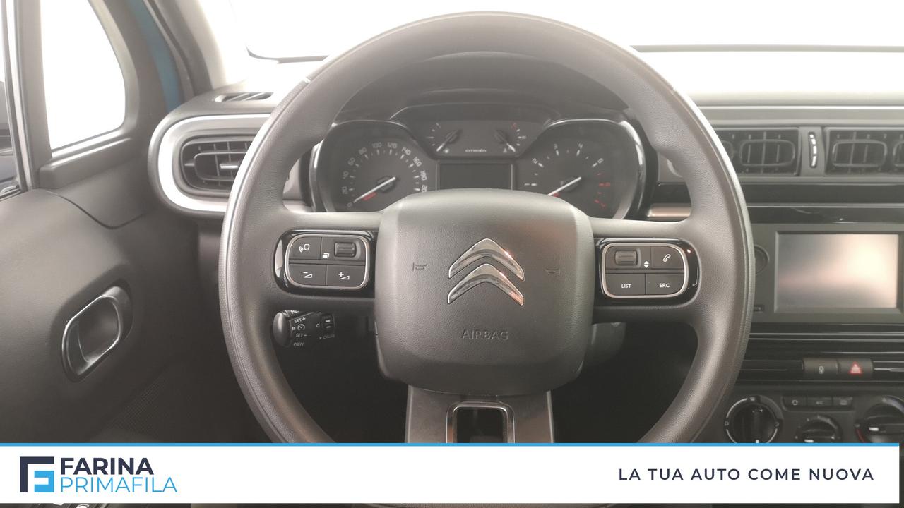 CITROEN C3 III 2017 - C3 1.2 puretech Feel s&s 83cv neopatentati my20