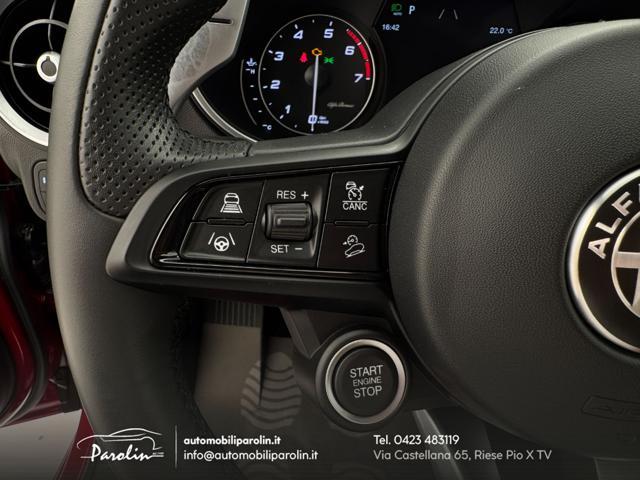 ALFA ROMEO Stelvio 2.0 Turbo 280 CV AT8 Q4 Veloce Harman-pelle Rossa