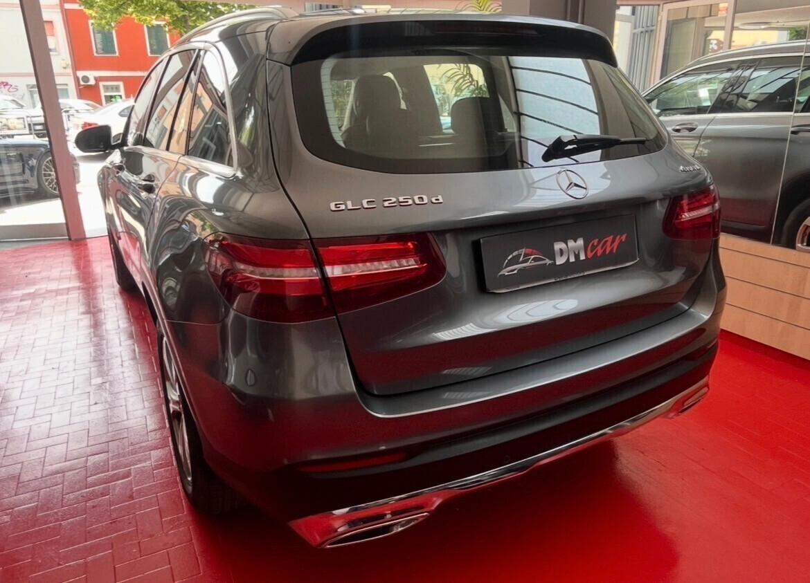 MERCEDES-BENZ GLC 250 D 4MATIC PREMINUM AUTOMATICO CERCHI 18 PELLE TOTALE TELECAMERA 360 GRADI