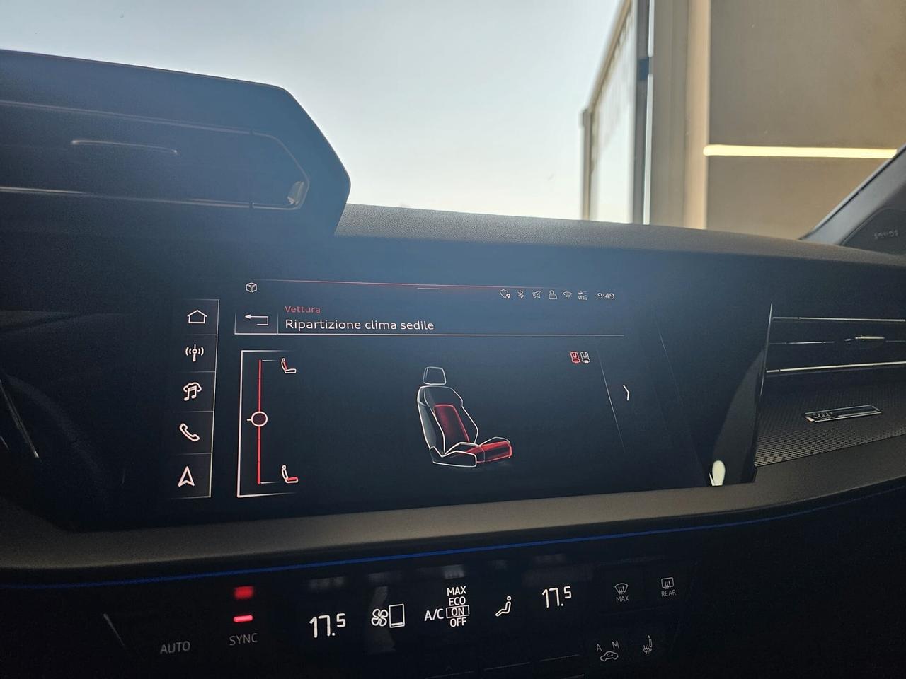 NUOVA AUDI A3 SPORTBACK S-LINE 35 TDI 150CV S-TRONIC IDENTITY BLACK