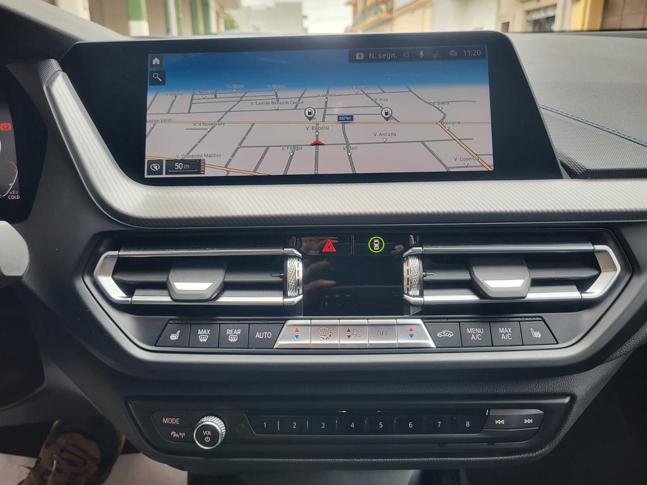 Bmw 118 D 150 Cv Automatica M-Sport+Cerchi 18 Black+Fari Led+Luci Ambiente+Retrocamera...