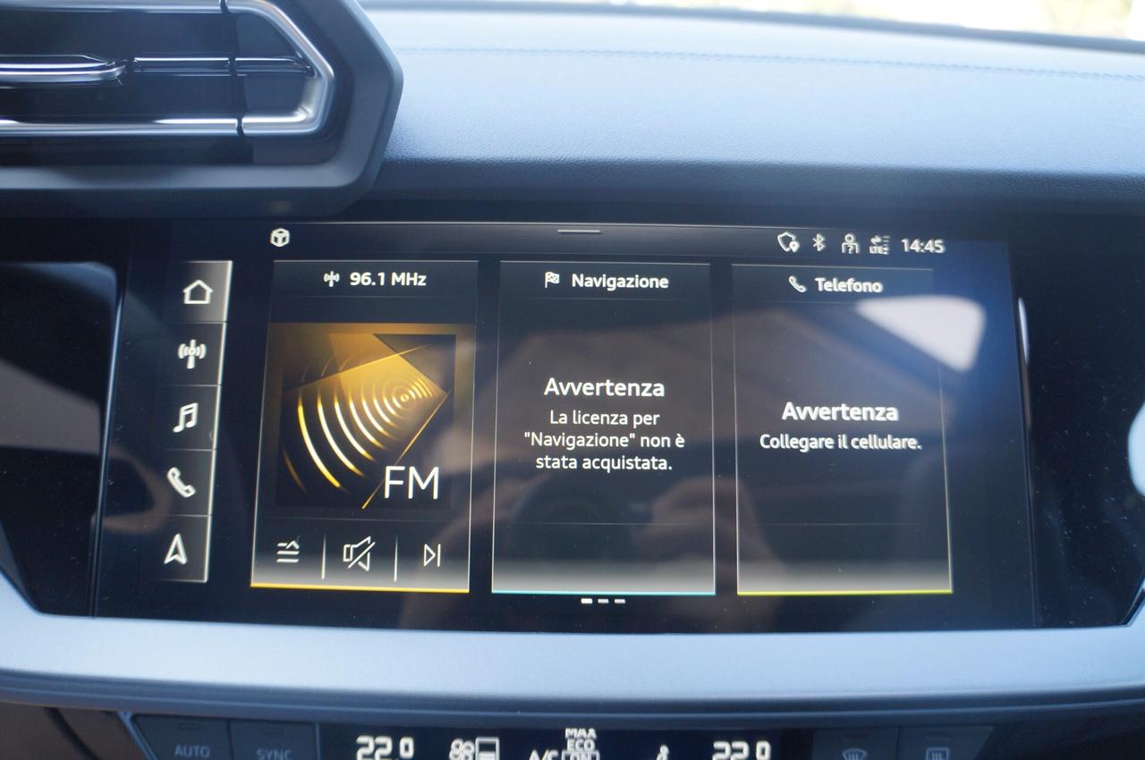 Audi A3 SPB 35 TFSI S tronic line MATRIX TETTO SONOS 19