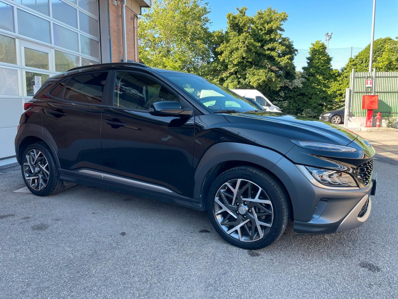 Hyundai Kona 1.6 HYBRID XLINE AUTOMATICA Safety Pack- TAGLIANDI UFFICIALI