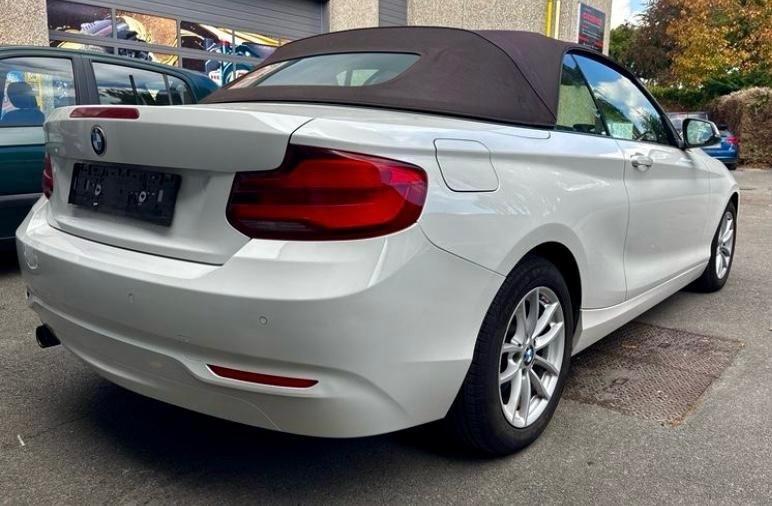 Bmw 218i Cabrio STEPTRONIC INTERNI IN PELLE MARRONE FULL LED