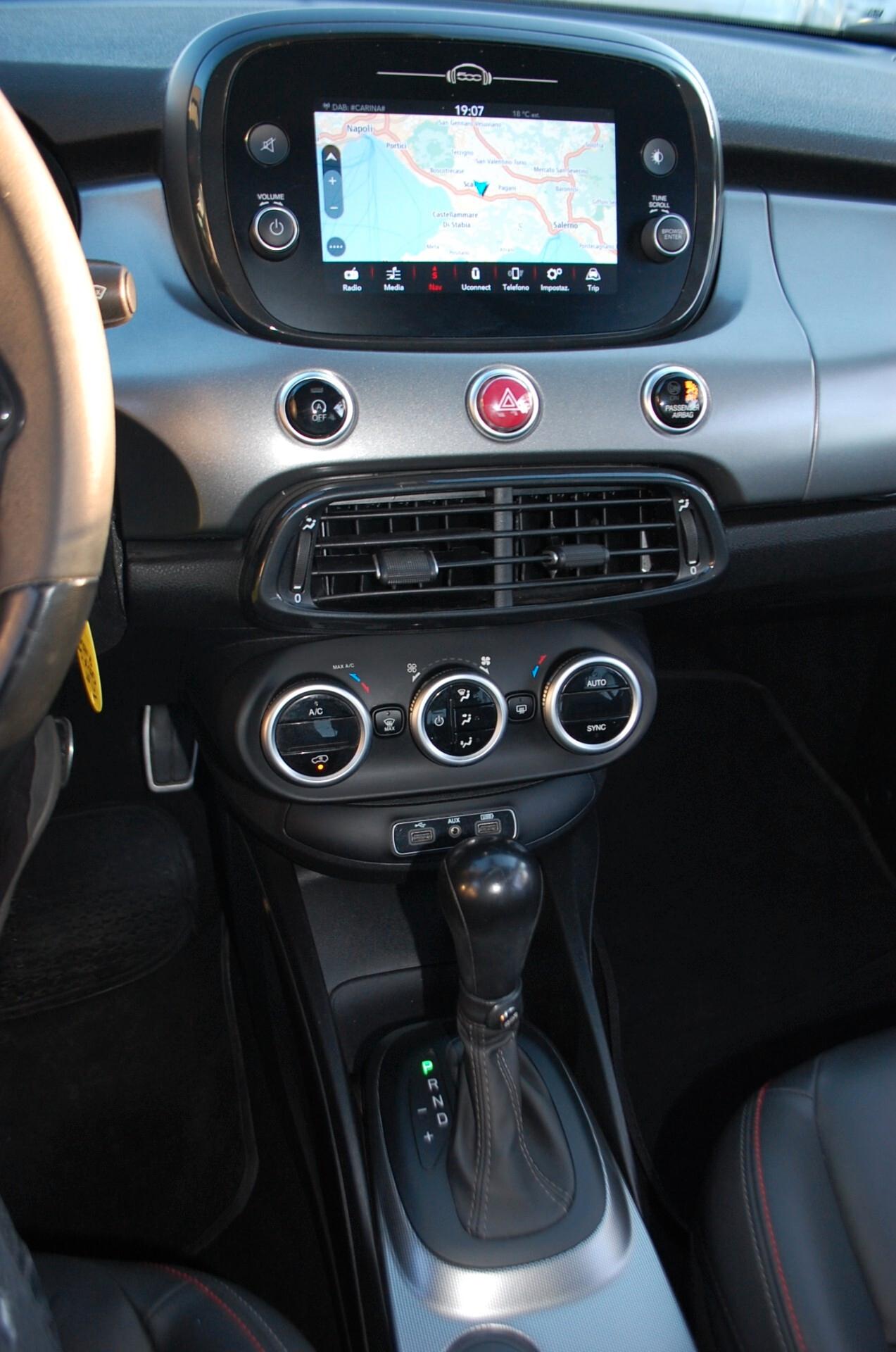Fiat 500X 1.6 mjt Sport 4x2 120CV dct Uff Italy Led Nav