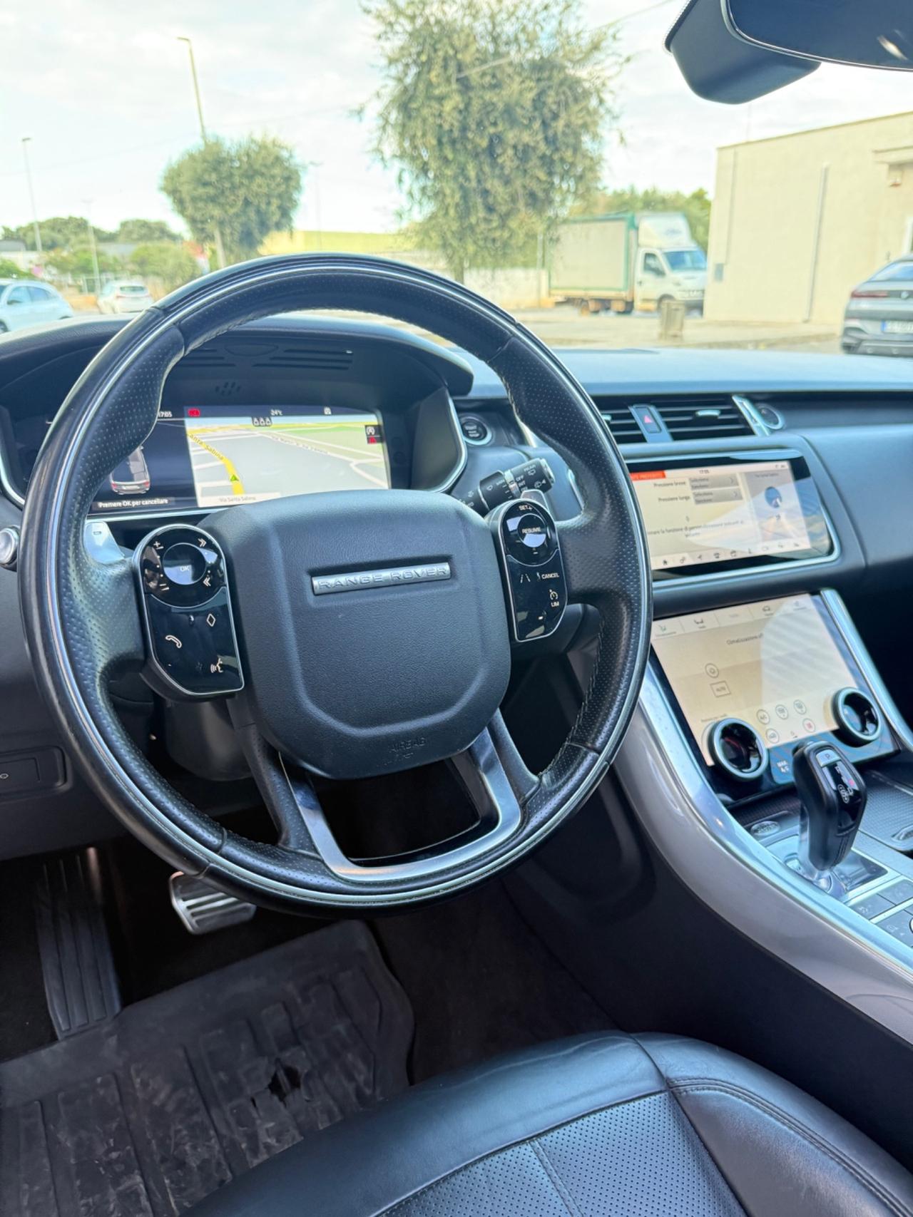Land Rover Range Sport 3.0 HSE Dynamic TETTO APRIBILE,VIRTUAL COCKPIT,TELECAMERA 360, APPLE CARPLAY,NAVI,PELLE