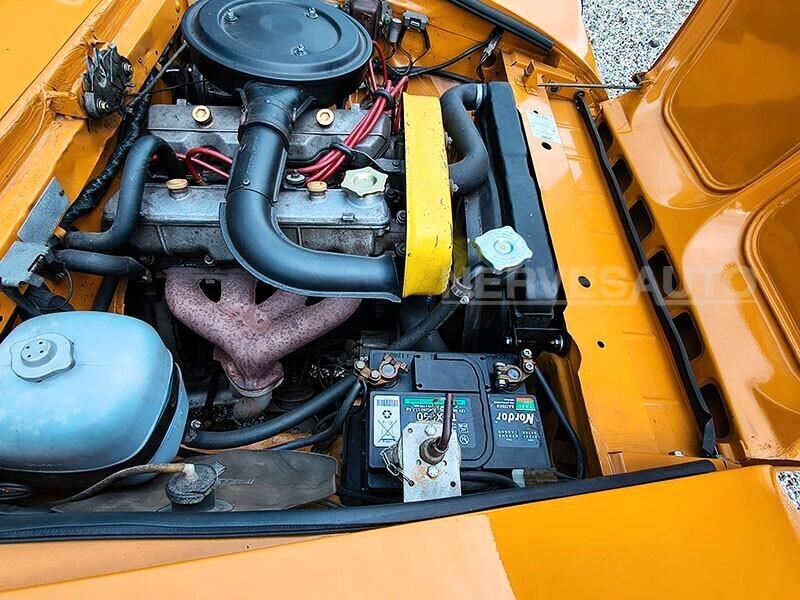 Fiat 124 Spider 1400 1968 CRS ASI – GIALLO POSITANO TARGHE NERE