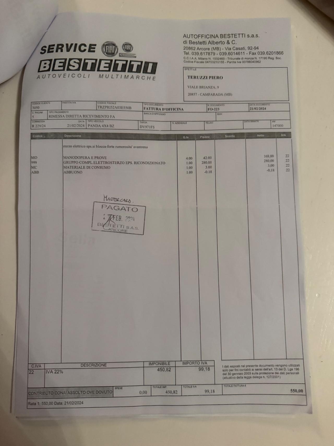 Fiat Panda 1.2 4x4 Glam