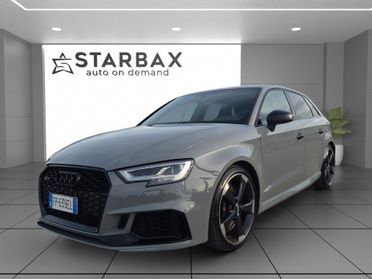 Audi RS3 sportback 2.5 benz 400CV VIRTUAL MATRIX