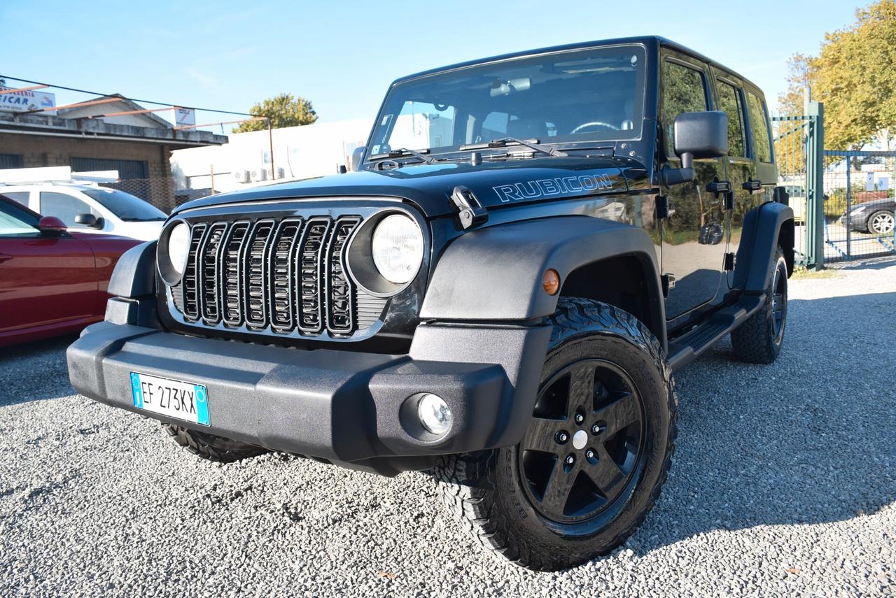 Jeep Wrangler 4X4 Unlimited 2.8 CRD Rubicon Autom. MOTORE NUOVO - GANCIO - FULL