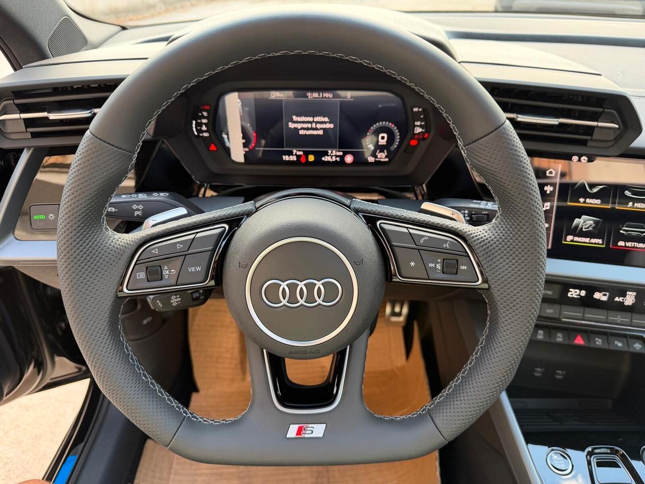 Audi A3 SPB TDI BLACK LINE S-LINE TETTO