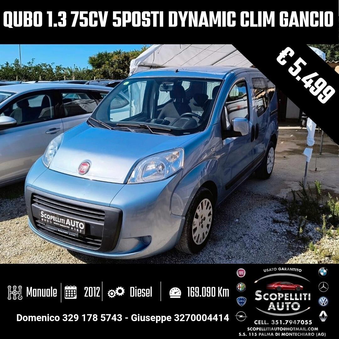 Fiat Qubo 1.3 MJT 75 CV Dynamic clima gancio traino