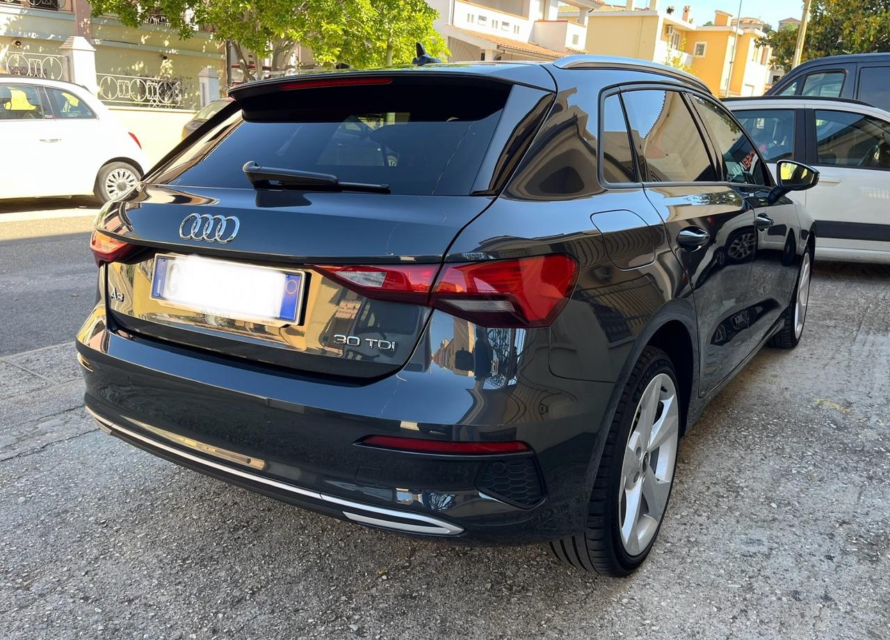 Audi A3 SPB 30 TDI S-Tronic Advanced 116cv*63.000km