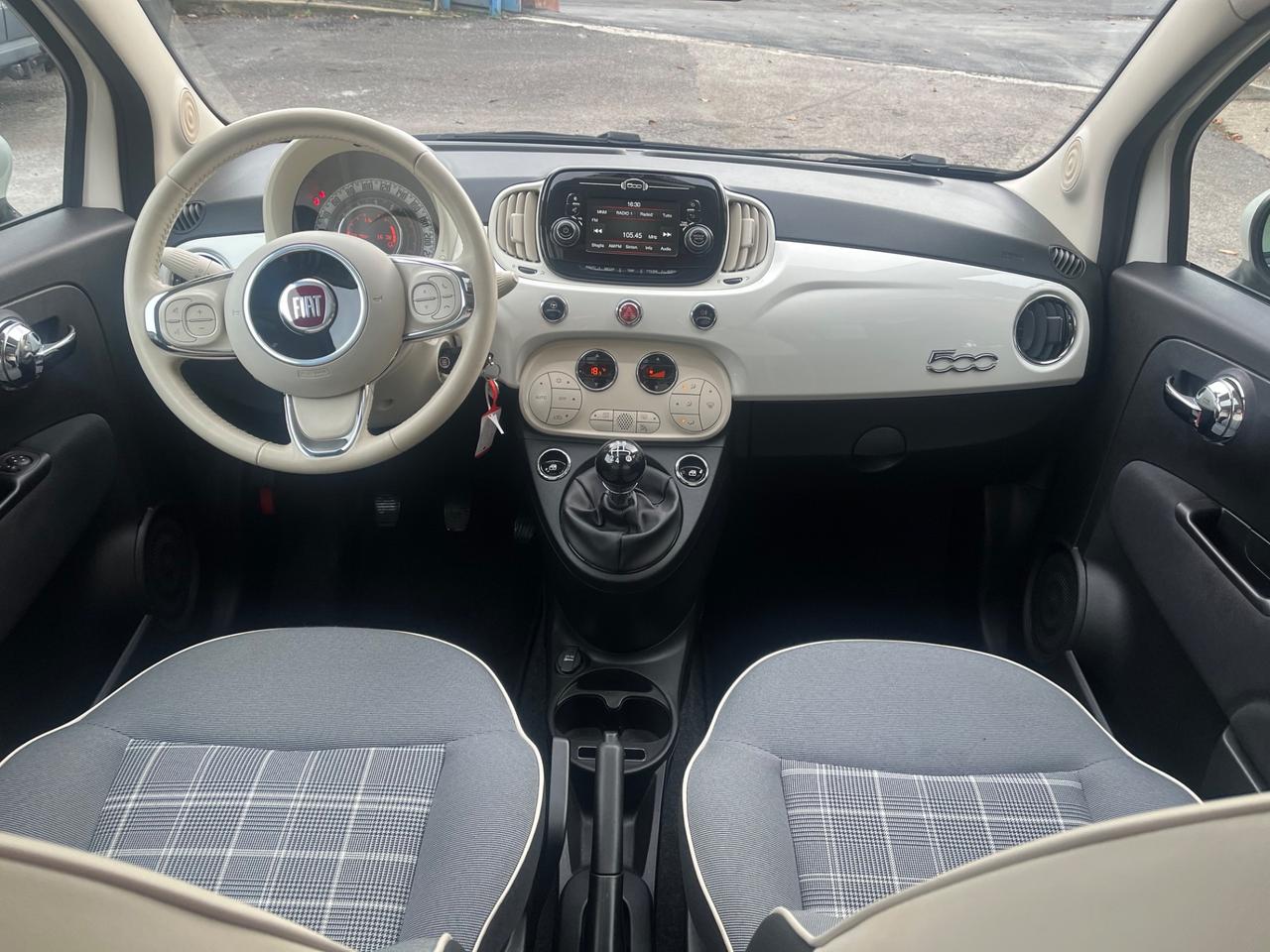 Fiat 500 1.2 Lounge-Km69500-tetto apribile