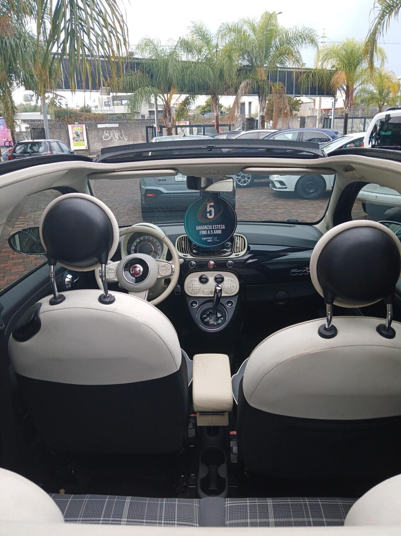 fiat 500 cabrio 2019 automatica 11500