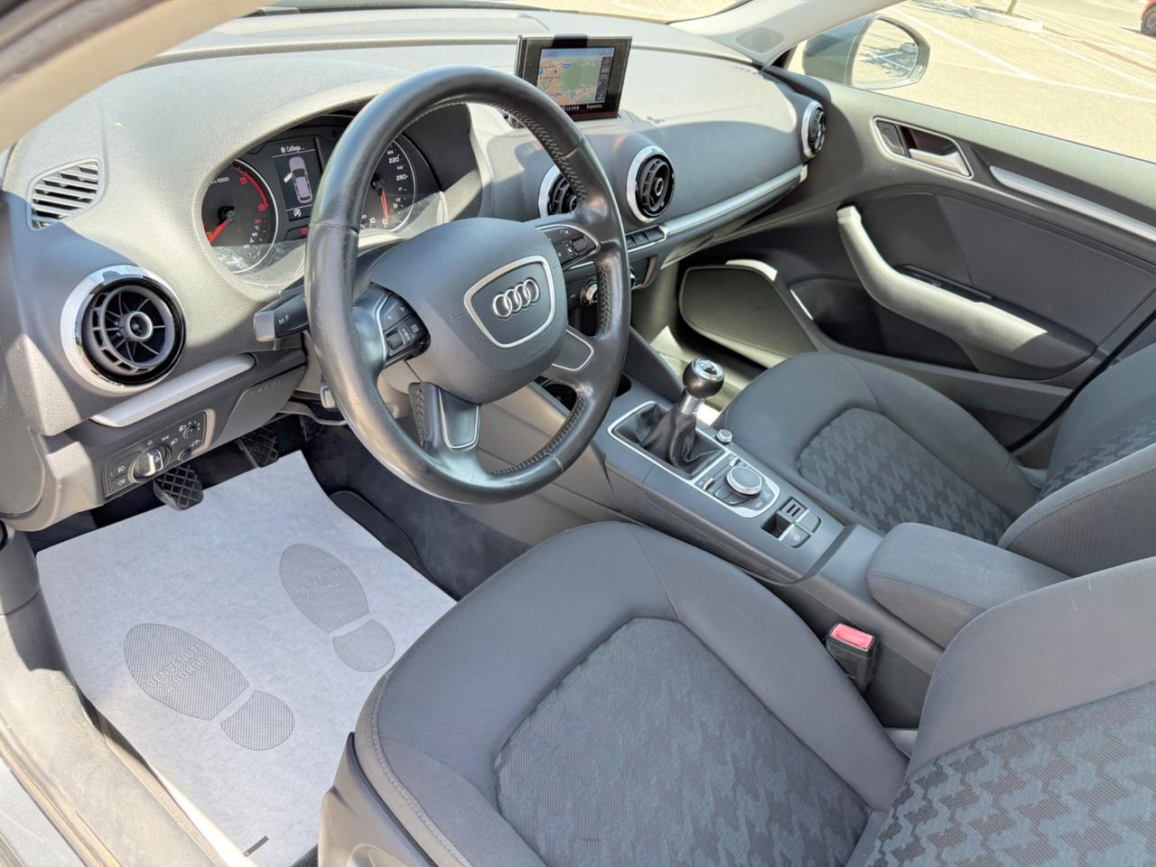 Audi A3 1.6 TDI 110Cv Sportback*Navi*Cerchi*S&S*Euro6