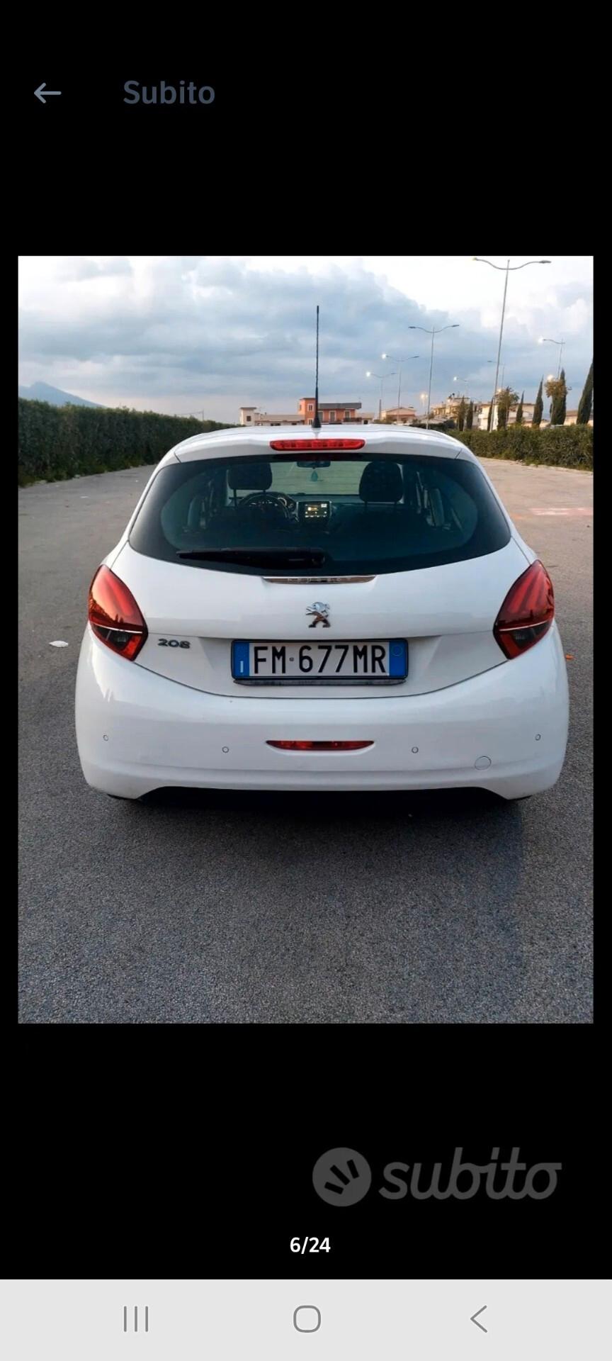 Peugeot 208 1.6 diesel 87 mila km anno 2018