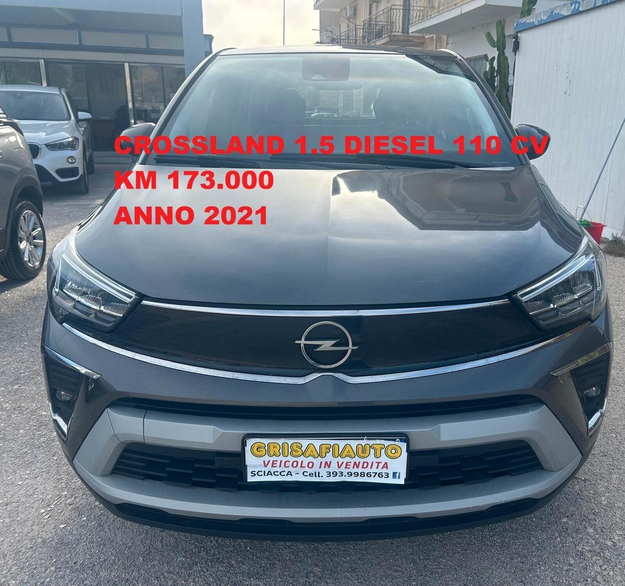 Opel Crossland 1.5 ECOTEC D 110 CV 2021 VARI COLORI