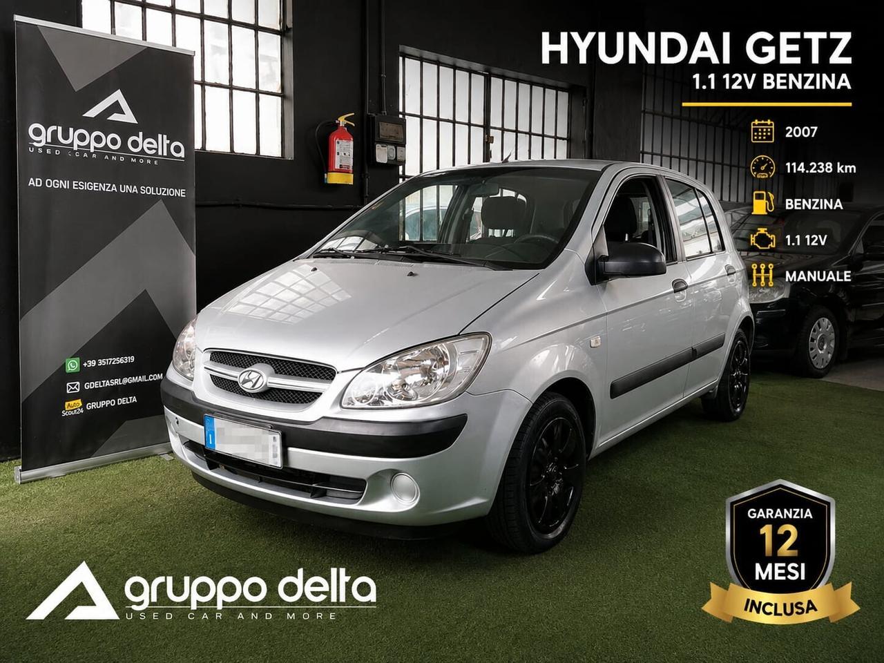 Hyundai Getz 1.1 5p. Style GANCIO TRAINO GARANZIA 12 MESI