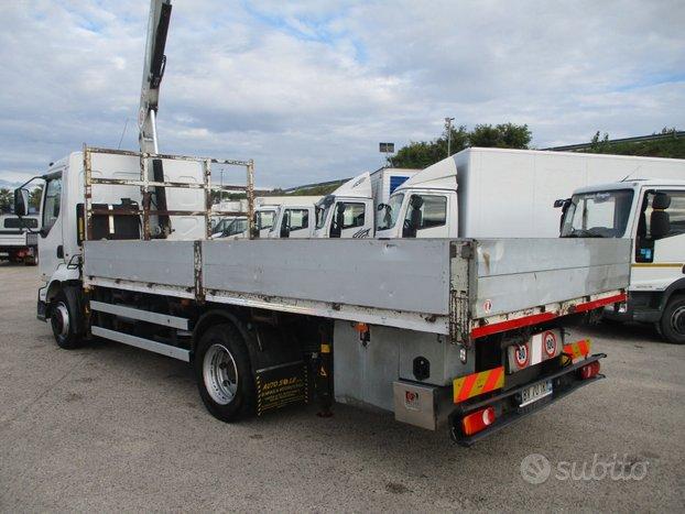 Renault MIDLUM 120/21 GRU PM 8523 4 PIEDI CASSONE