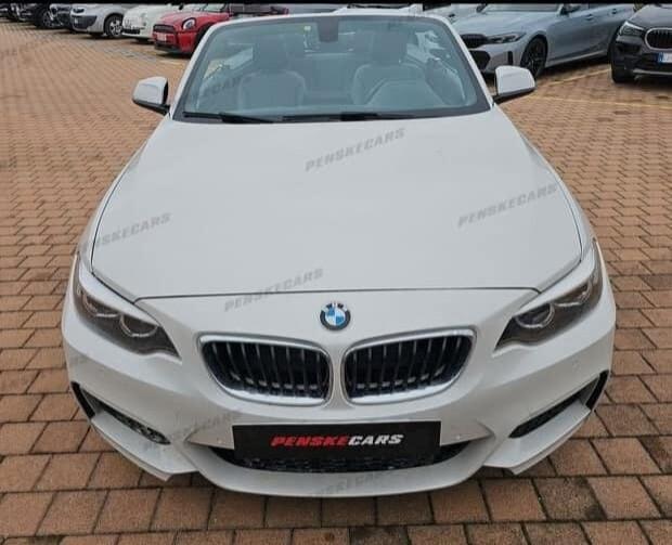 Bmw 220d Cabrio MSPORT 190cv STEPTRONIC PELLE NAVY LED 18