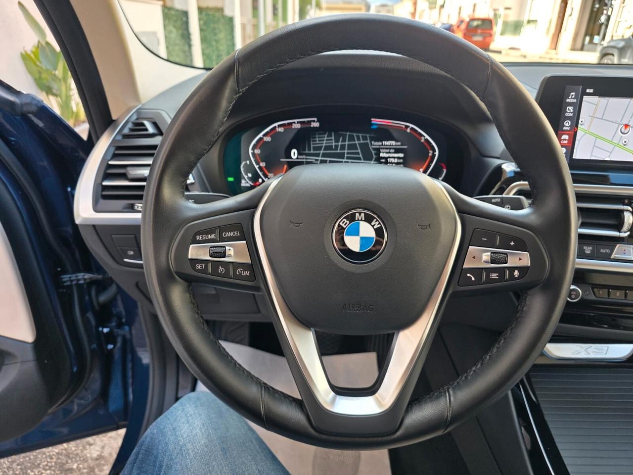 Bmw X3 2.0 190 Cv X-Drive 48 V Mhev+Pelle Totale+Retrocamera...