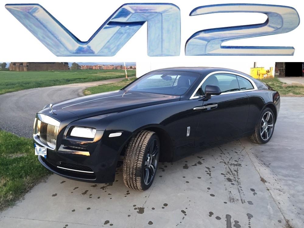 Rolls Royce Wraith V12 - 21" - BLU/BLACK - PIANO BLACK - STARLIGHT