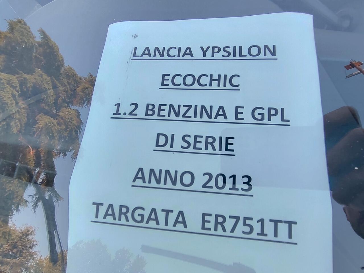 Lancia Ypsilon 1.2 BENZINA E GPL DI SERIE Ecochic Gold