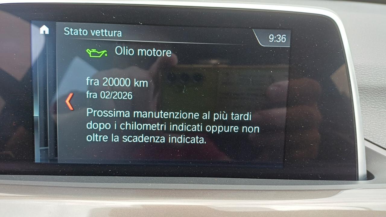 Bmw X1 sDrive18d Msport Nazionale Automatica