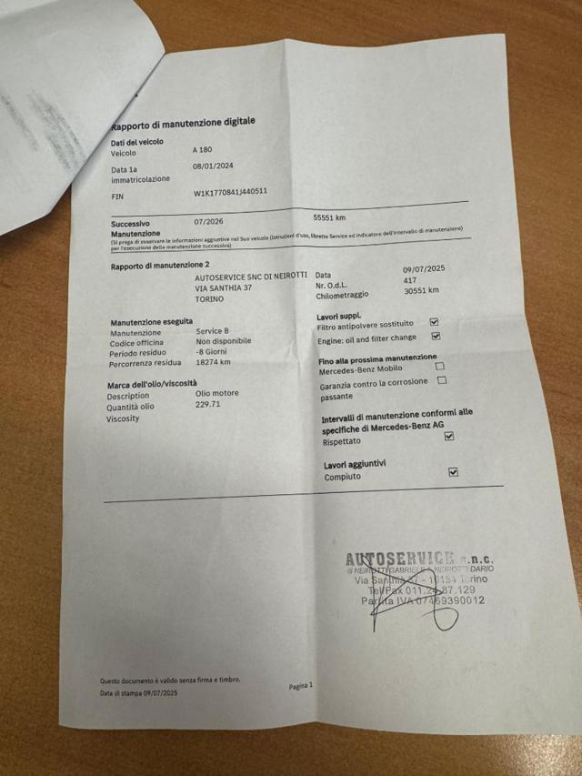 MERCEDES-BENZ A 180 Progressive ADVANCED PLUS *OTTIME CONDIZIONI*