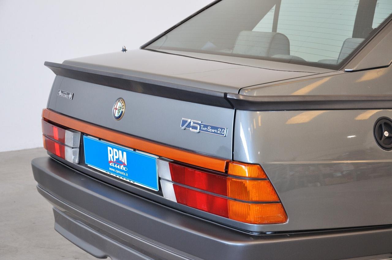 Alfa Romeo 75 2.0i Twin Spark clima 1a serie ASI CRS