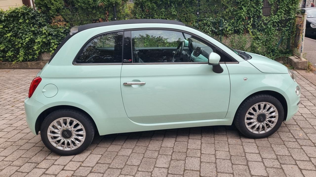 Fiat 500 C 1.2 Lounge 69cv mod2016 km42900 neopat