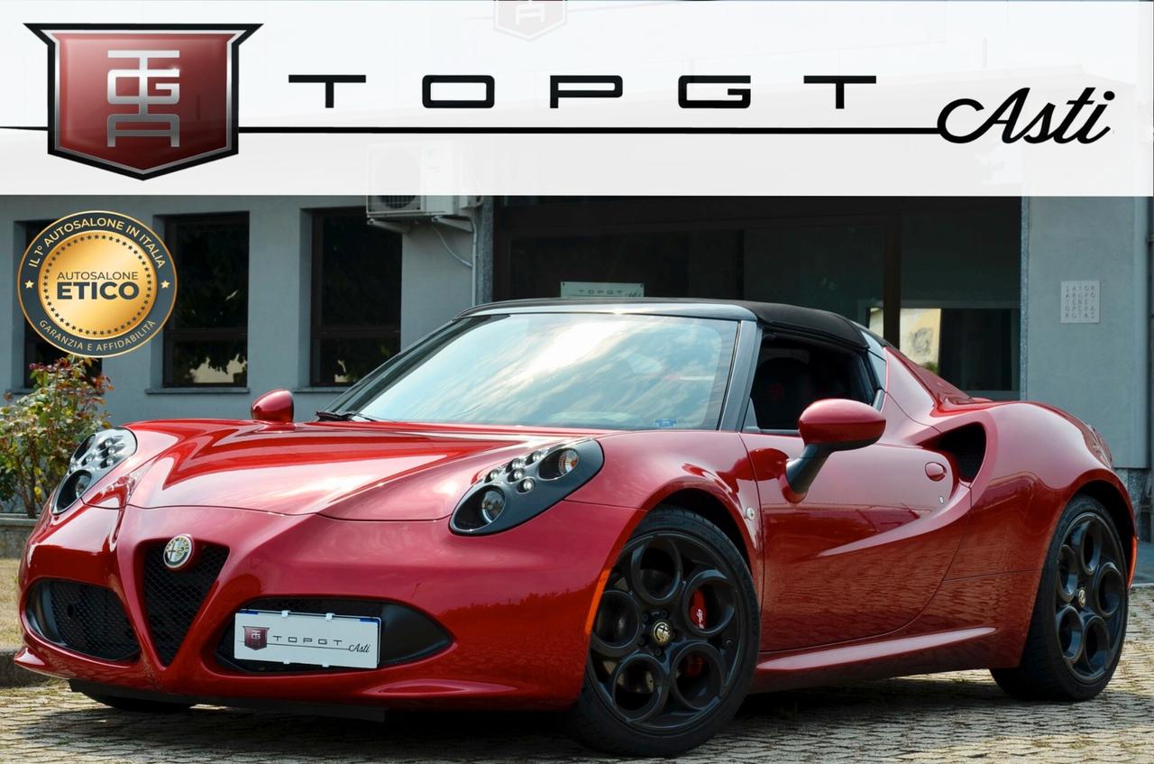 ALFA ROMEO 4C SPIDER 1750 TBI 240cv TCT, ROSSO COMPETIZIONE, EURO 6B, PERMUTE
