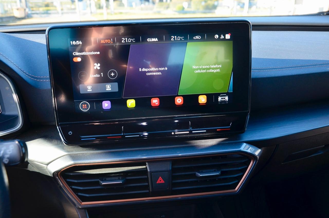 CUPRA FORMENTOR 2.0 TDI 4DRIVE 150cv DSG, UFF ITALIANA, FULL LED, APPLE ANDROID, PERMUTE