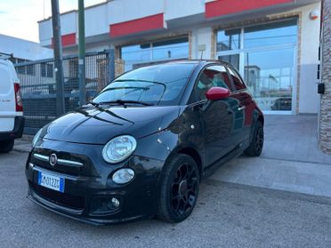 Fiat 500s 1.2 -2015 BLACK&RED
