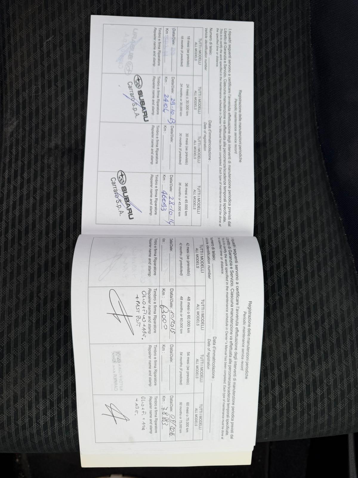 SUBARU TREZIA 1.4d-TETTO PANORAMICO-KM CERTIFICATI