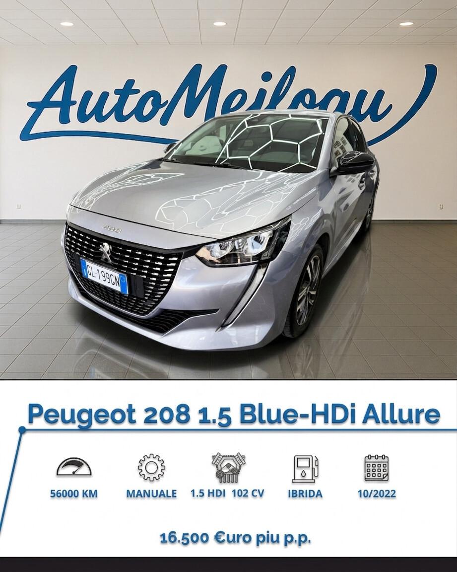 Peugeot 208 BlueHDi 100 Stop&Start 5 porte Allure Pack